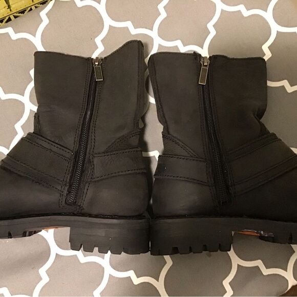 Harley Davidson boots biker black leather sz.US 5 Eur 35 - Picture 6 of 6
